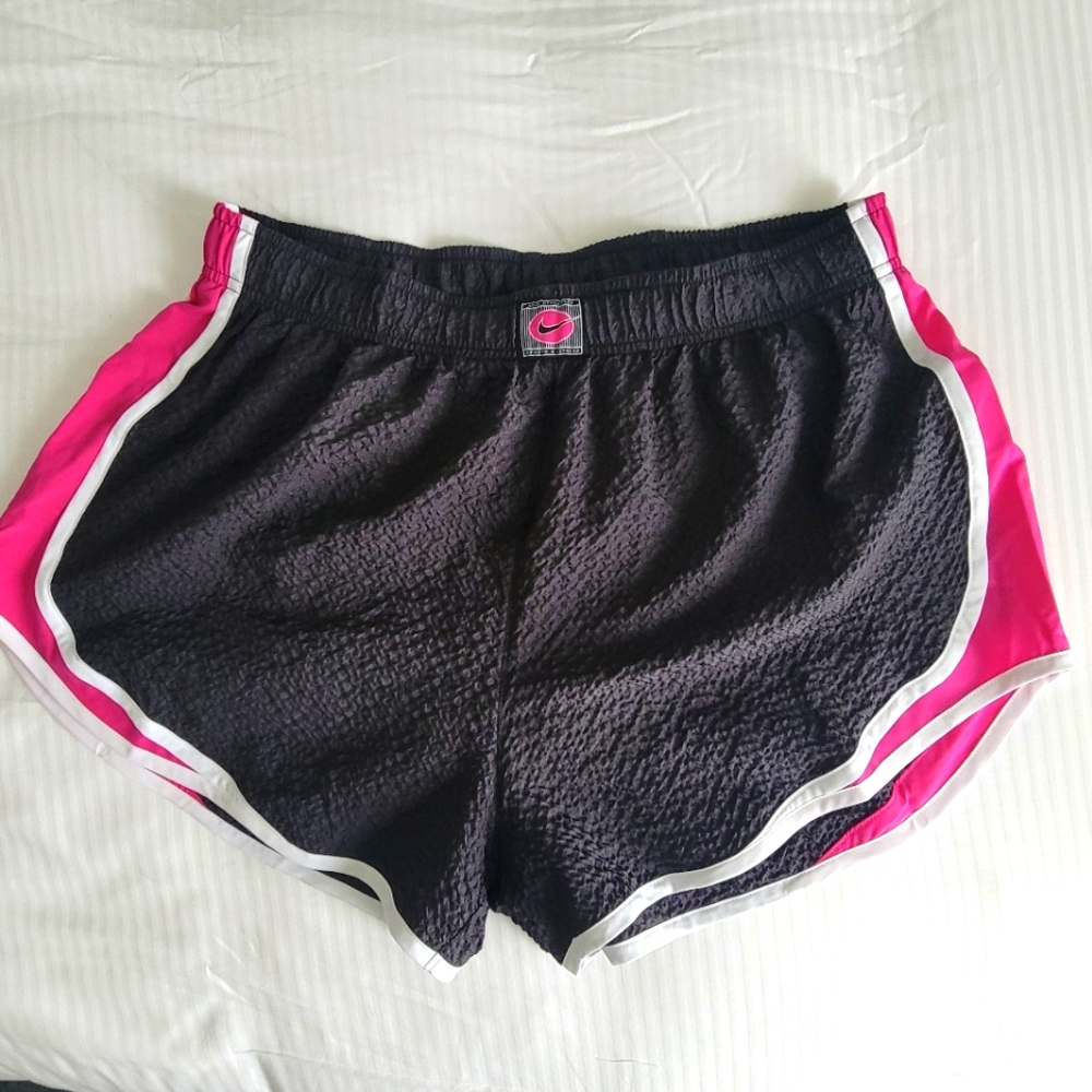 Nike Running Shorts Black and Pink